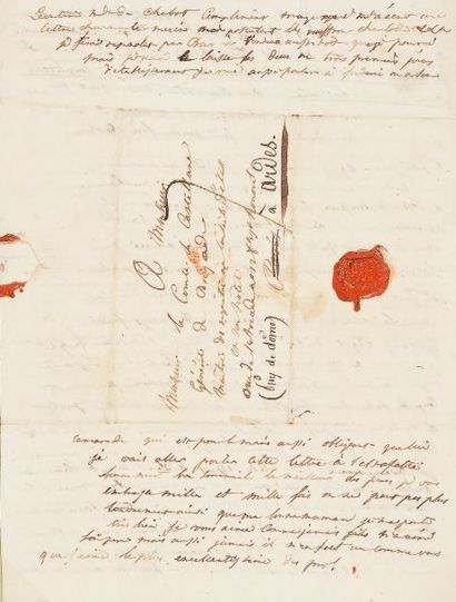null Campagne de Russie, 1812 29 lettres envoyees par Boniface de Castellane (1788-1862),...