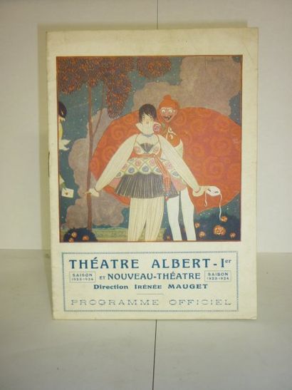 null [BALLETS RUSSES] Theatre Albert 1re Saison 1923 -1924. In-12, broche, couverture...