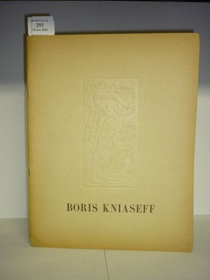 Boris KNIASEFF 25 annees de danse 1918 -1943 In-4 - plaquette brochee, couverture...