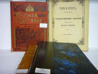 null 4 volumes divers - Lettres de K.N. Bestoujev-Rioumine sur les temps troubles....