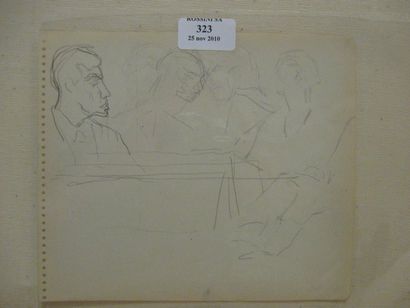 Serge FOTINSKY (1887 - 1971) Boris Pasternak ...
Crayon. 21 x 18 cm.



 Congrès...