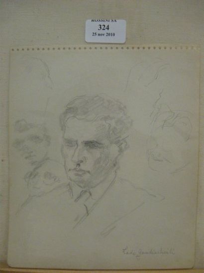 Serge FOTINSKY (1887 - 1971) Lado Goudiachvili ...
Crayon. 18 x 21 cm.



 Congrès...