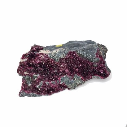 null Quatre jolis petits minéraux du Maroc : ERYTHRITE (9 cm) de Bou Azzer. Deux...