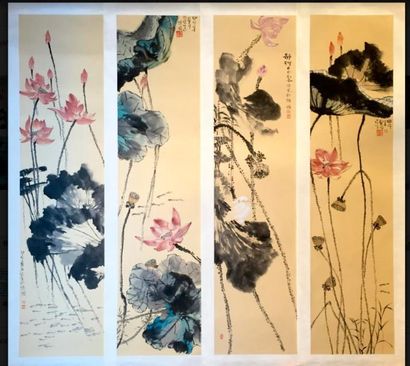 « Les lotus »
Peinture à l’encre de chine
lot...