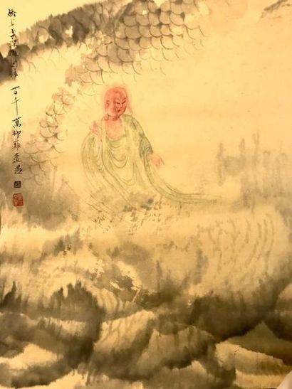 « Le bouddha »
Peinture à l’encre de chine
40...
