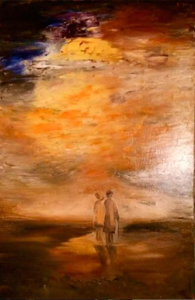 null « Une promenade au couché de soleil »
Peinture à l’huile
92 x 65 CM

Li Yufen...
