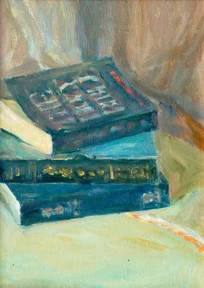 « Les livres »
Peinture à l’huile
30 x 40...