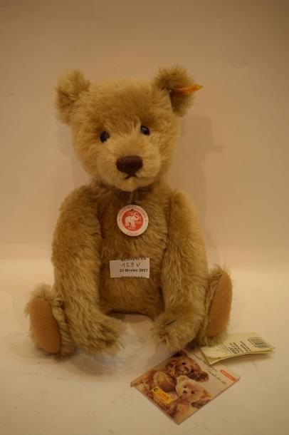 null STEIFF

Ours Teddy en mohair, serre livres 

23 cm