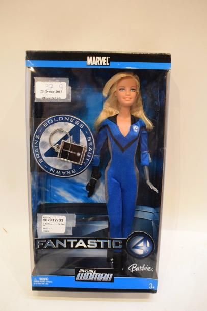 null [ Barbie ] [ Fantastic 4 ]



Coffret. Poupée modèle " Invisible woman " blonde....