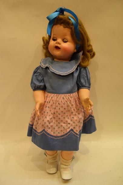 null [ Ideal Doll ]



Saucy walker doll. Poupée corps articulé. Ht. 56 cm.