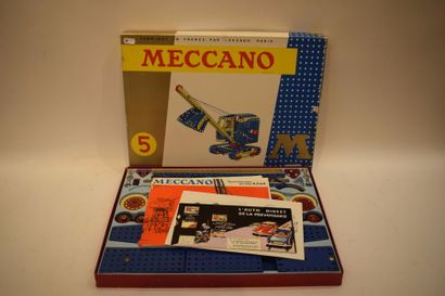 null MECCANO : 3 boites n° 3 - 4 - 5.