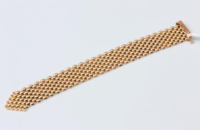 null Bracelet en or jaune 18k (750) en forme de ceinture. 

Long: 20 cm , Poids :...