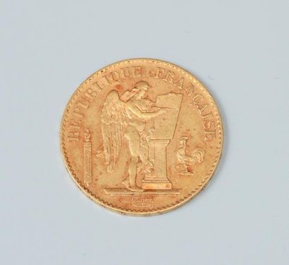null 1 pièce or 20 francs Génie (1890 A)

A l'avers, Génie de la République debout...