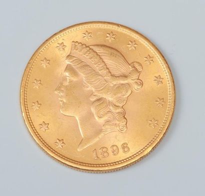 null Pièce 20 dollars "Liberty Head - Double Eagle" (1896- TTB à SUP)

