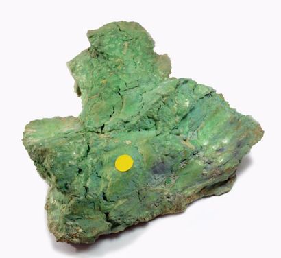 null Rare "Nickel-chrome" : GARNIERITE (11 cm) de Nouvelle Calédonie ; CHROMITE (12...