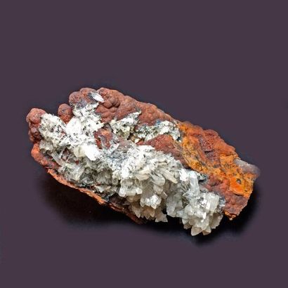 null Deux HEMIMORPHITES de Mapimi, Mexique : l'une avec des cristaux isolés (jusqu'à...