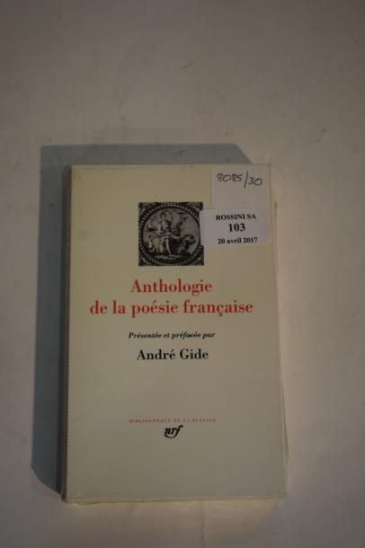 null [PLEIADE] [ALBUM]

Album GIDE: Anthologie de la poésie française.

Etat neuf...