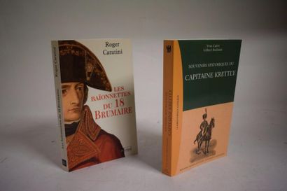null [ Napoléon Bonaparte ] [ Souvenirs historiques ] 



Ensemble de deux ouvrages...