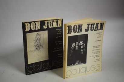 null [ OBLIQUES ] [ Don JUAN ]



" Don Juan " 2 volumes : numéros 4 et 5, 334 pages,...