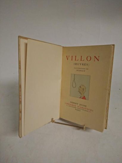 null [ DUBOUT ] [ VILLON ] [ NERVAL ] 



Réunion de 3 ouvrages :



VILLON François....