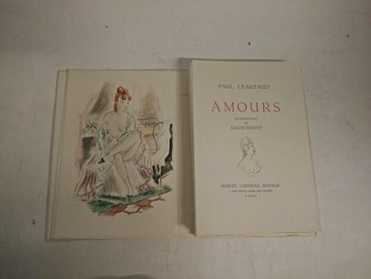 null [DIGNIMONT- LEAUTAUD (Paul)].

" Amours ". Illustrations de Dignimont. P., Marcel...