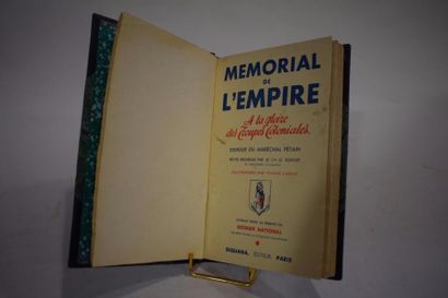 null [ MILITARIA ] [ WW2 ] [ COLONIES FRANCAISES ]



" Mémorial de l'empire à la...