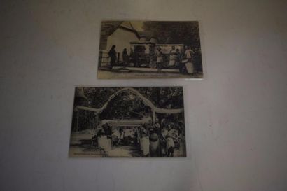 null [ Cartes postales ] [ Pondichéry ]

Ensemble de deux cartes :

Fontaine de la...