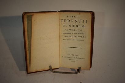 null Terence / Joseph de Jouvency, Publii Terentii comoediæ expurgatæ, éd Paris,...