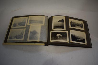 null Lots de trois albums photos Expédition dans le Grand Nord, années 1930