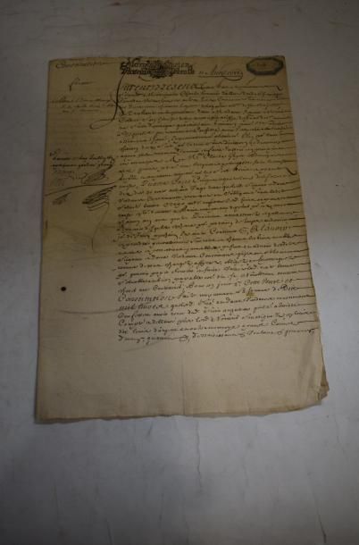 null [DIVERS]. 

Plus d'une cinquantaine de documents, XVIIe-XXe s.

Dont Duc de...