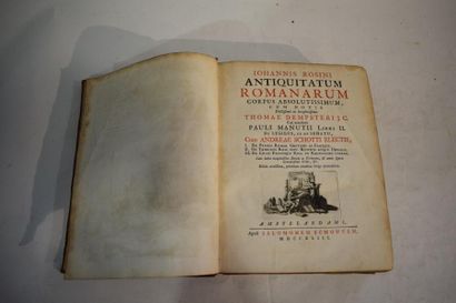 null ROSINUS Iohannis, Antiquitatum Romanarum corpus absolutissimum, Cum notis Doctissimis...