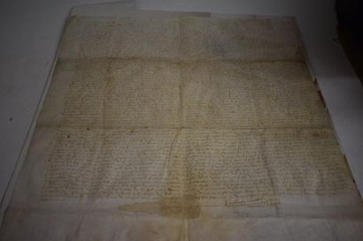 null [Acte notarié]. 

Dordogne Perigueuex 1571- 1576 grand parchemin(71,5 x 60 cm)

manuscrit,...