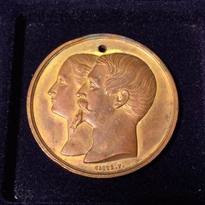 null [ Napoléon III ] [ Exposition Internationale - World's fair]

Médaille en bronze....