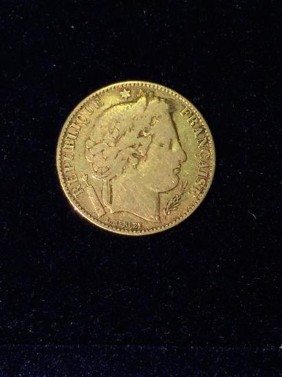 null Pièce en or 10 francs Cérès ( 1851 A ) 