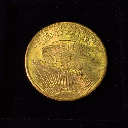 null USA

20 dollars « Saint-Gaudens » 1924

Av. Liberté de face. Rv. Aigle volant...