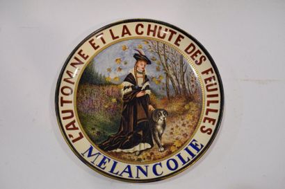 null [ Wagen ] [ Régionalisme alsacien ]



Plat en faïence peint d'un décor légendé...