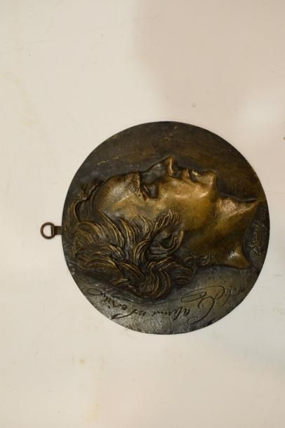 null [ Casimir Périer ] David d'Angers (1788-1856) d'après 

Médaillon en bronze...