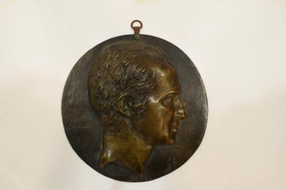 null [ Carl Gustav Carus ] David d'Angers (1788-1856) d'après 

Médaillon en bronze...