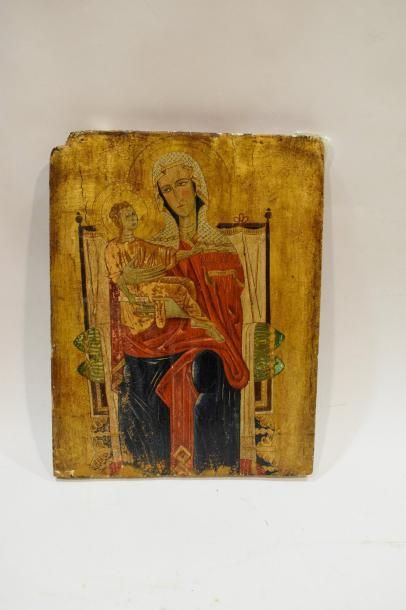 null Vierge à l'Enfant

Espagne

Peint sur bois, manques et usures

43 x 32,5 cm
