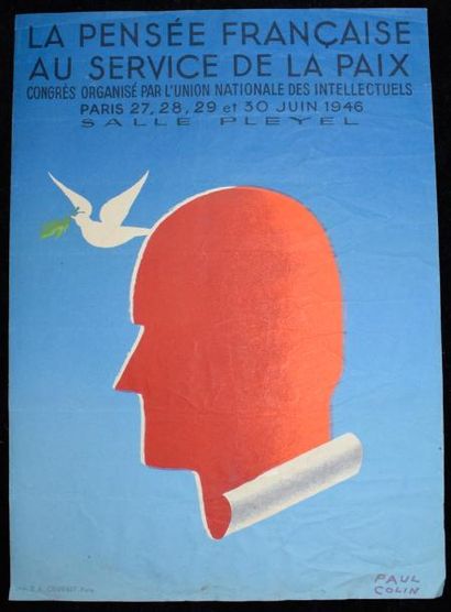 null COLIN Paul (1892 - 1985)

La pensée francaise

Affiche

38.7 x 28 cm