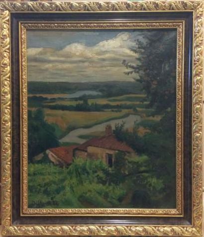 null DELTOMBE Paul (1878-1971)

La maison du vigneron et la Loire 

Huile sur toile...