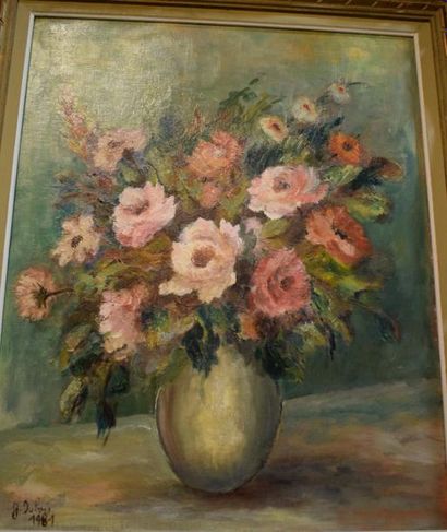 null DUBOIS J (XXème siècle) 

Bouquet de fleurs

huile sur toile contrecollée sur...