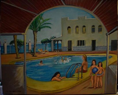 null EHLINGER Christian (1931)

La piscine, Andalousie

Huile sur toile signée en...