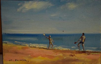 null ELHINGER Christian (1931)

Jeux sur la plage,

Huile sur toile signée en bas...