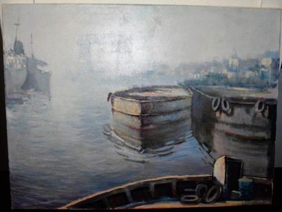 null GUEVARA Norberto Jorge (né en 1944)

Bateaux et barques, 90

Huile sur toile...