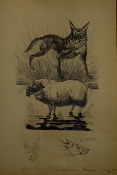 null GUYOT Georges Lucien (1885-1973)

Le loup et l'agneau

lithographie signée en...