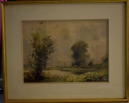 null PROST Henri (1876-1940) attribué à

paysage 

aquarelle signé en bas à droite,

à...