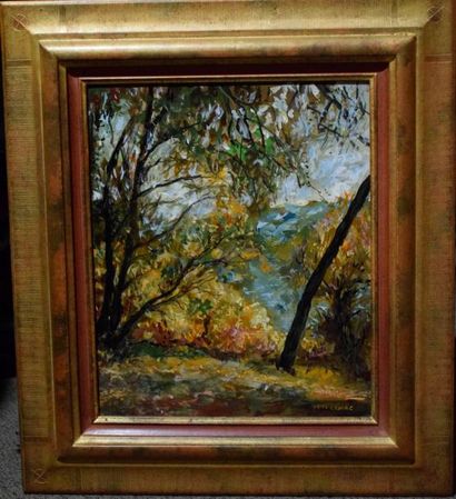 null CÉNAC Marc (1920-2004)

Les arbres dorés,

Huile sur toile signé en bas à droite,

46...