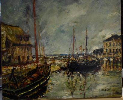 null CÉNAC Marc (1920-2004)

Le port de pêche 

Huile sur toile signée en bas à droite...