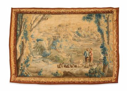 null Importante tapisserie d aubusson (france) fin 18eme.
Epoque louis 16,
Dîmensions:...